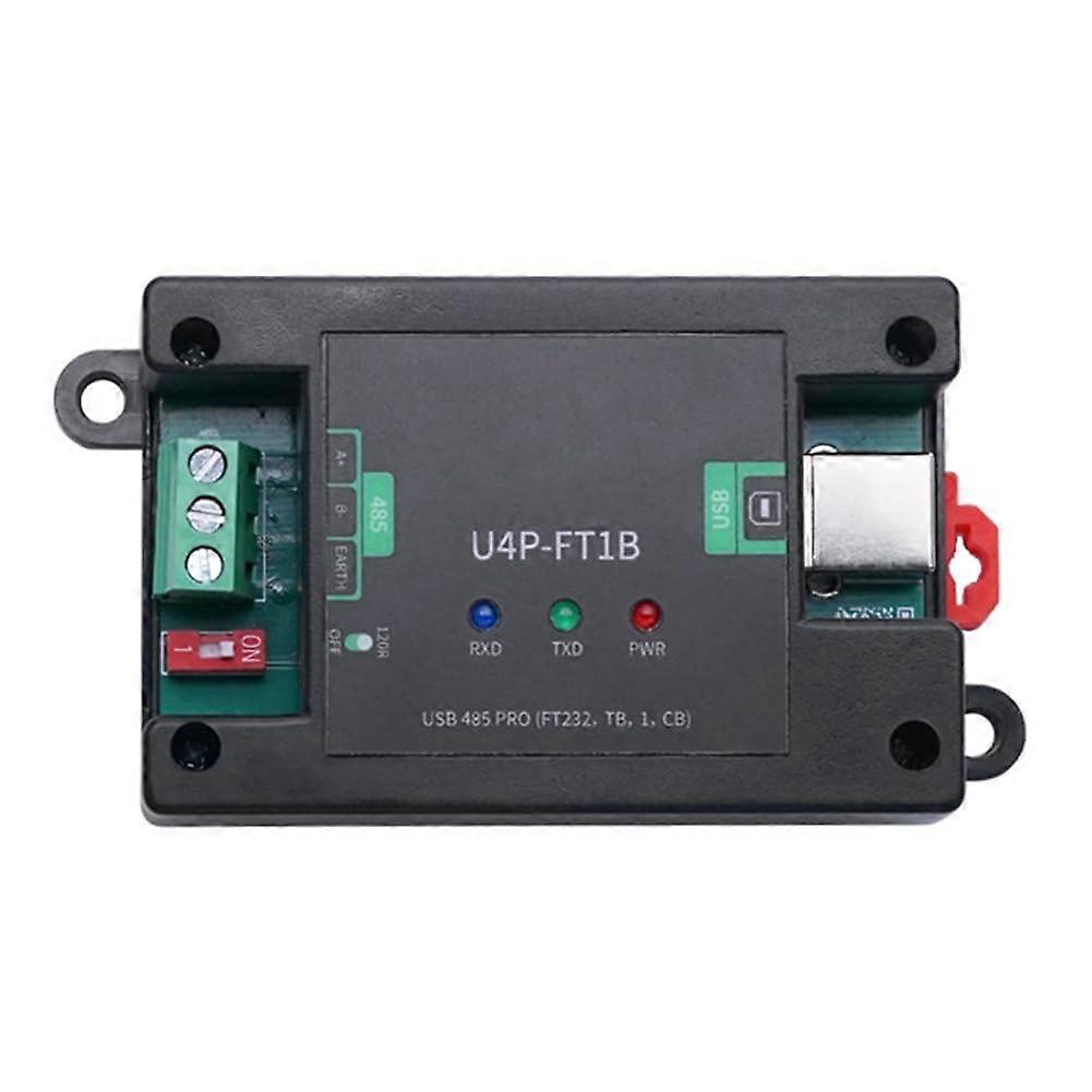 U4P-FT1B USB 485 PRO (FT232 TB 1 CB) Serial Port Converter Module With Mounting Rail DB9 USB-B Interface