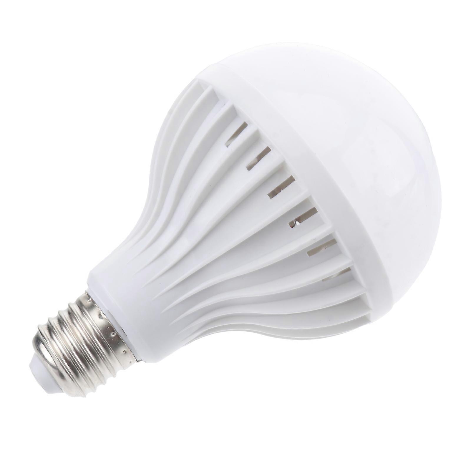Light Sensitive Light Bulbs E27 12W 6500K Auto Sound Sensor LED Globe Bulb For Indoor 1Pcs