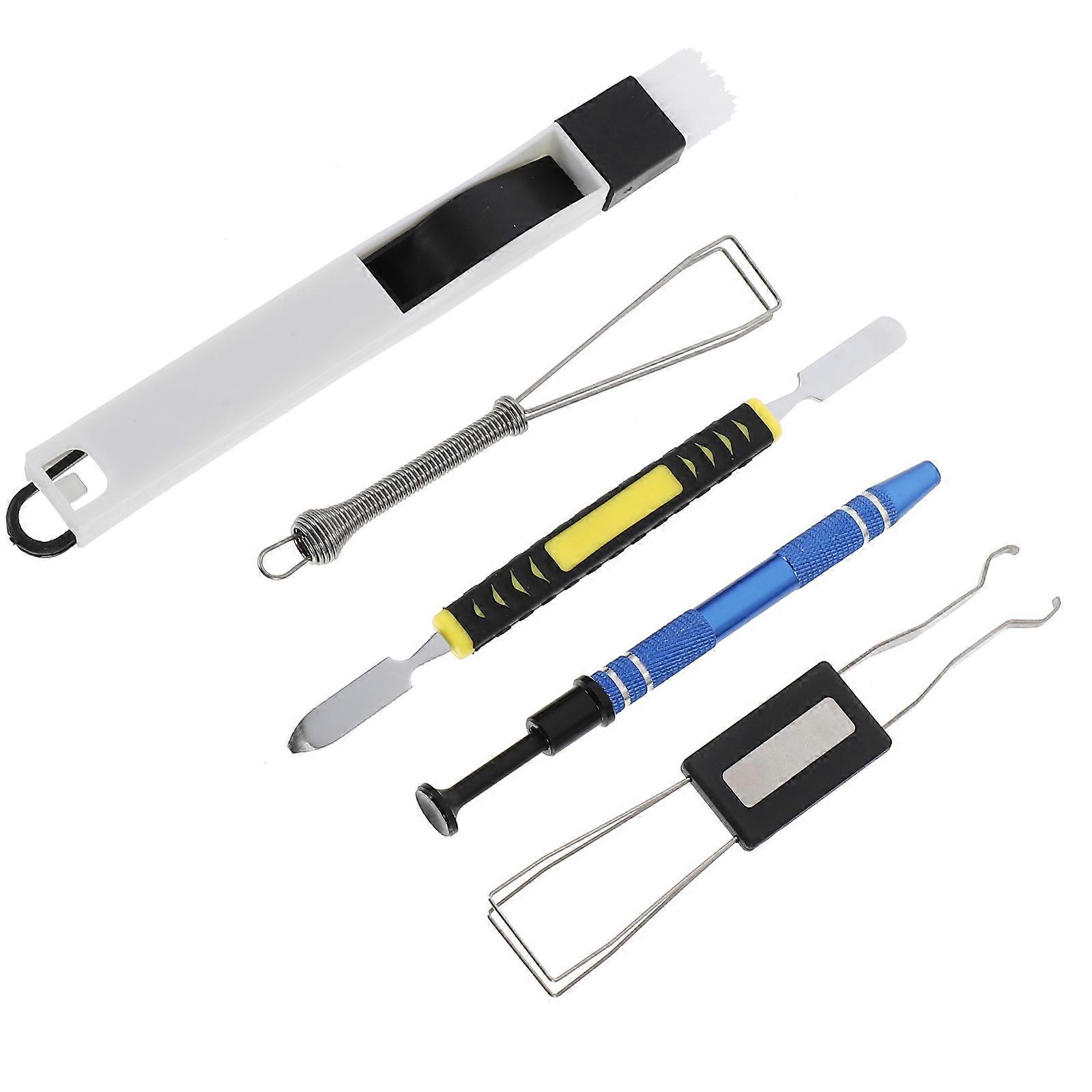 1 Set Mechanical Keyboard Tool Kit with Key Cap Puller IC Brush Crowbar and Chip Picker