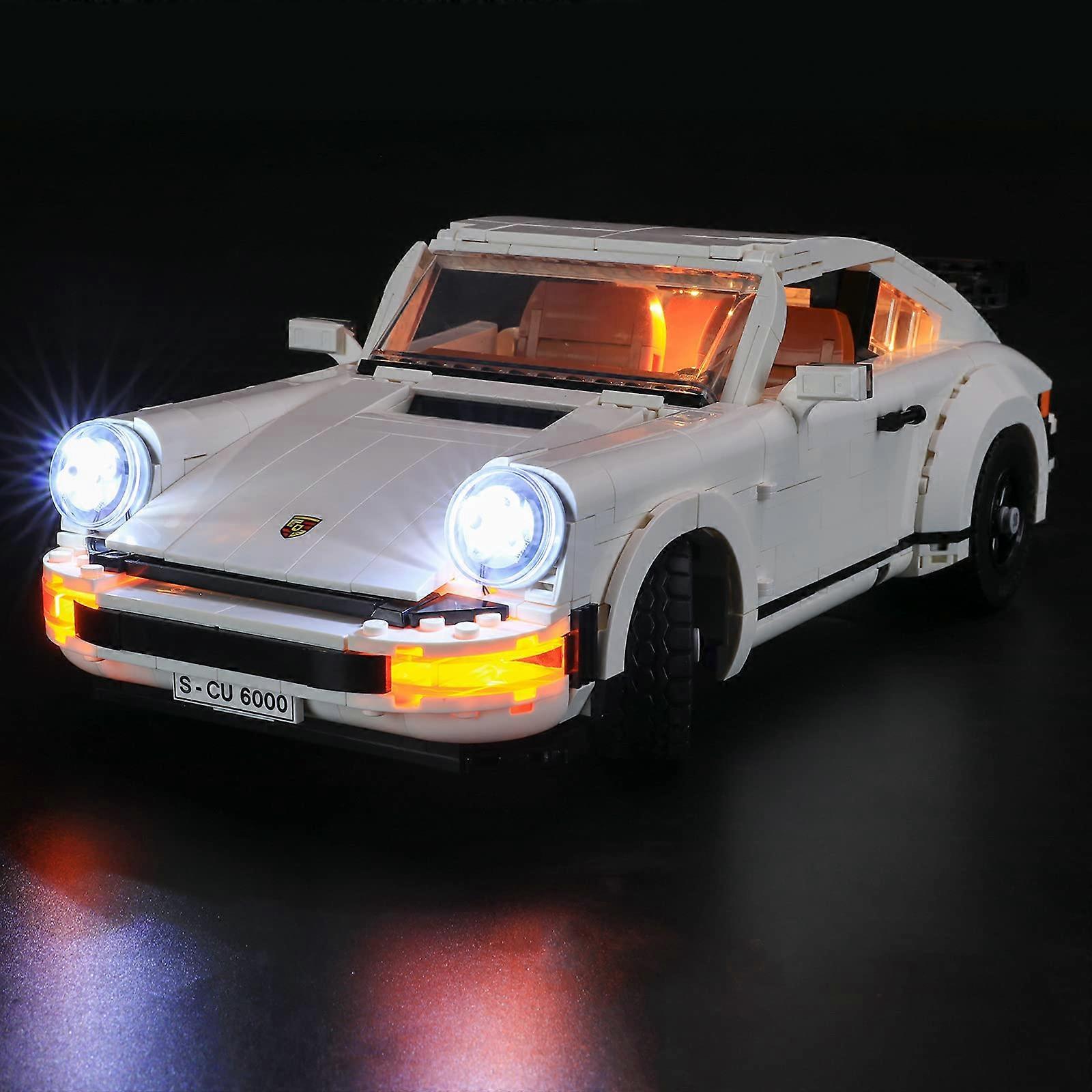 Light Set for Creator Expert Porsche 911 Model - LED Light Kit Compatible with Lego 10295 Building Set