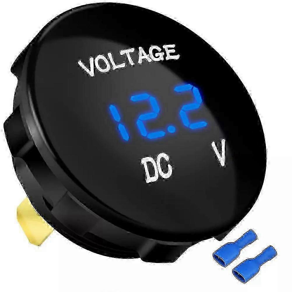 12v Voltmeter Led Digital Display, Volt Meter Volta Scale Gau 12-24v Er Edition 0729