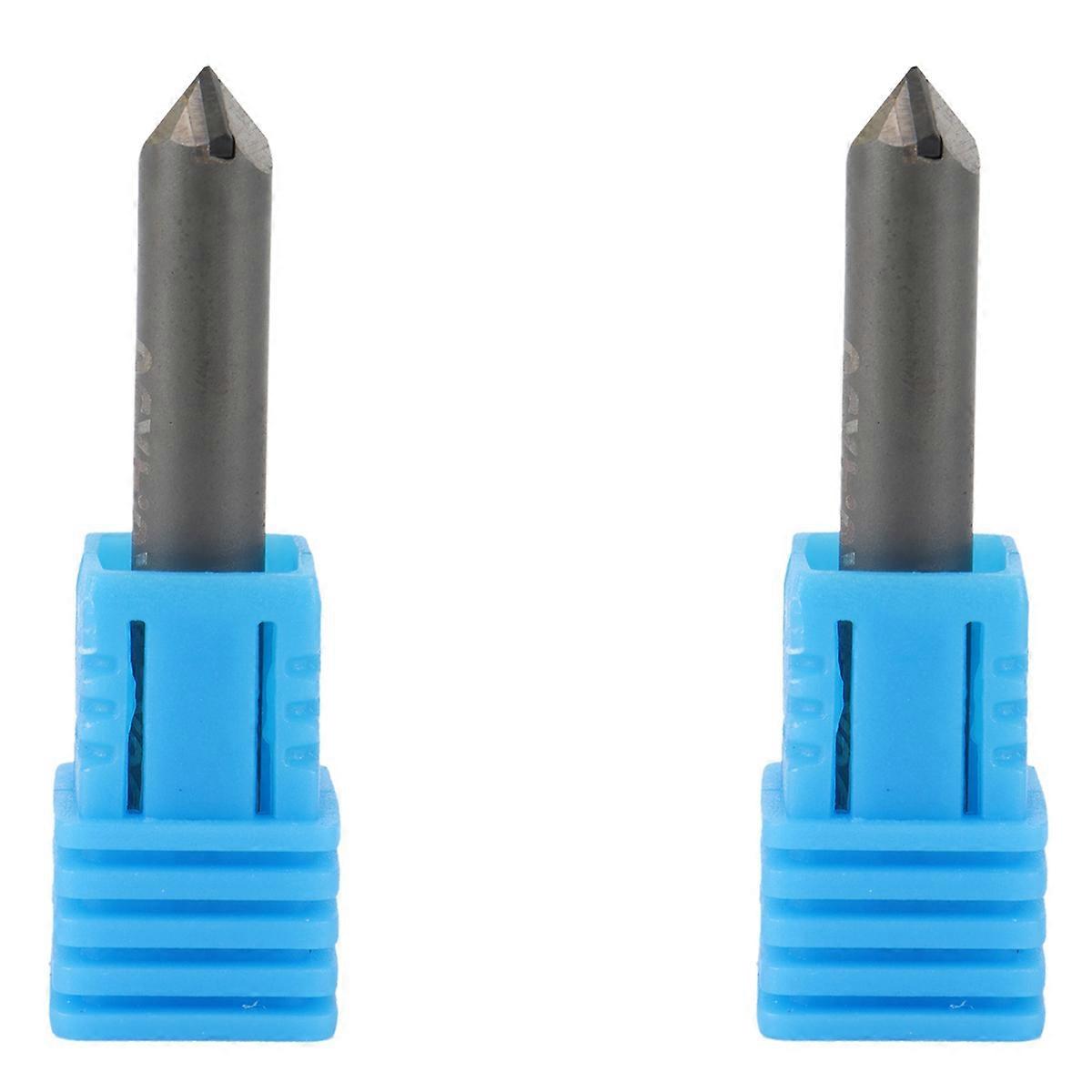 PCD Diamond Engraving Bits Engraver CNC Carving Tools Stone Carbide Milling Cutter on Marble