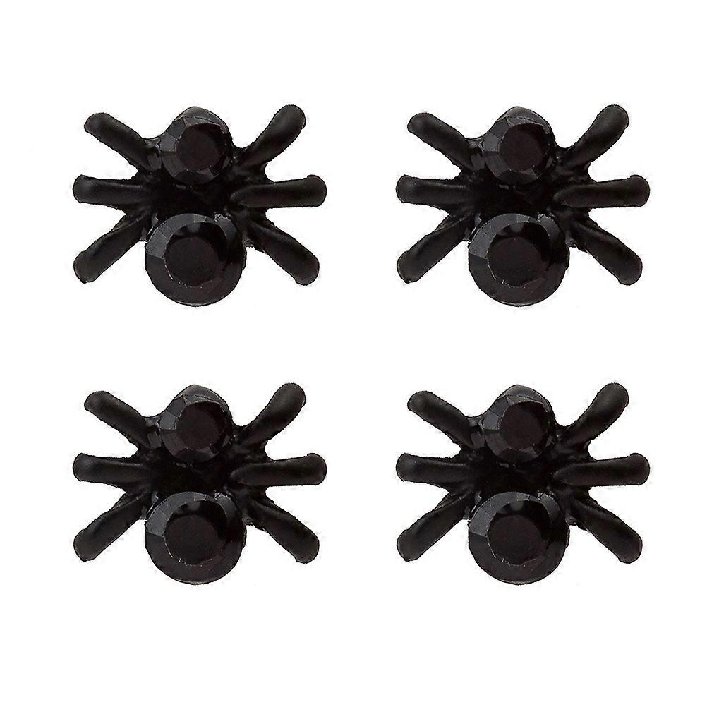 Spider Pattern Earrings for Halloween, Fashionable Danglers with Realistic Design