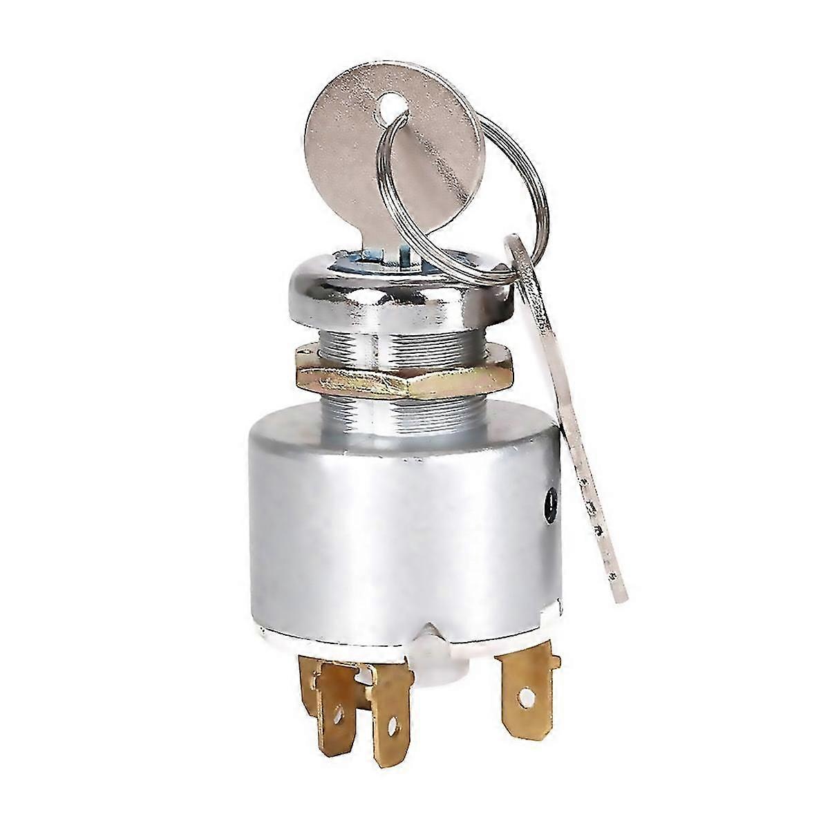 For Ignition Switch 12v Universal Engine Start Switches With Key Suitable For Motorcycles Tractors Cars