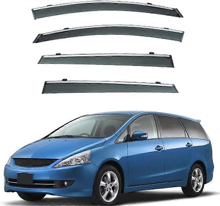 Wind Deflectors for Mitsubishi Grandis MK1-NA-BA 2003-2011, 4-Piece Rain Guard Side Window Accessories, Durable Material