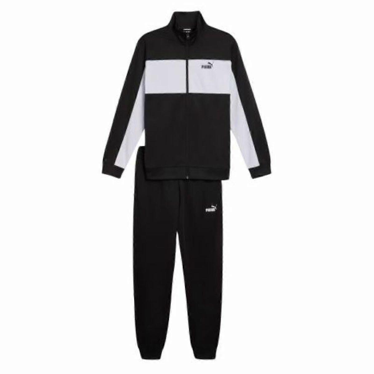 Tracksuit for Adults Puma POLY COLORBLOCK SUIT 687304 01 Black Men