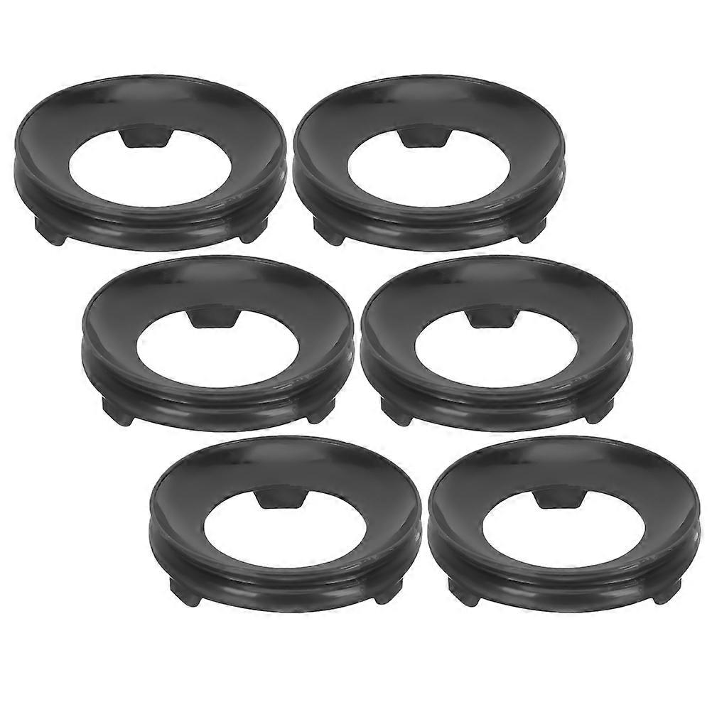 Egg Display Stand Holders For Adults Black Plastic Craft Bases 6Pcs Plastic Material