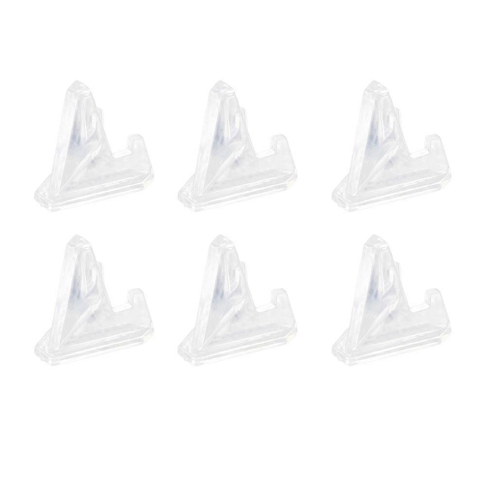 Coins Medals Display Stand Tripod Holder Rack For Exhibition Collectibles Large Size Easy Storage 6Pcs