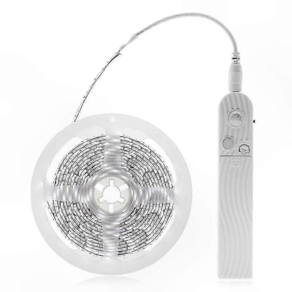 PIR Motion Sensor LED Strip Light for Kitchen Cabinets Wardrobe Home Decor 5V USB Powered Smart On Off Flexible Tape Light