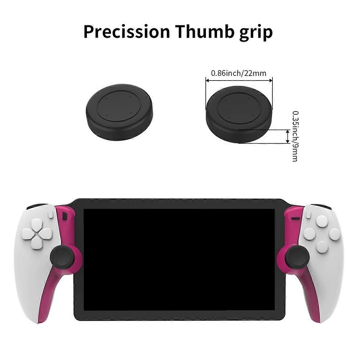 Handheld Case for Portal Handheld Replaceable Decor Strip Protective Case with 2 Rocker Caps Handheld Accessory,E