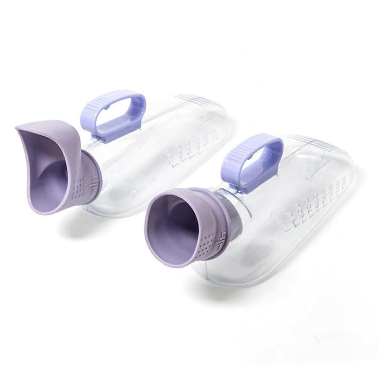Vehicle Mounted Urinal Jug Urine Collection Container, Leak-Proof Urinal Bottle, Translucent Outside Potty Pee Bottle
