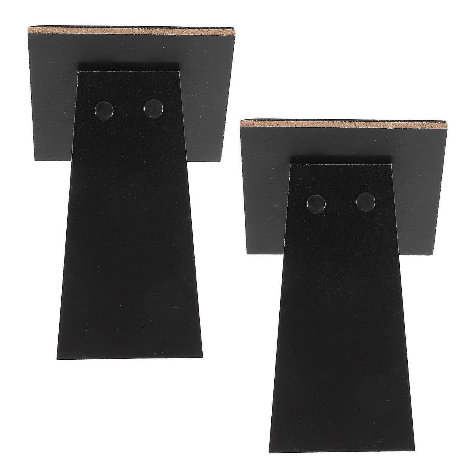 Versatile Easel Backs 2Pcs Self-Adhesive Backing For Picture Frames With Modern Black Artificial Board Design