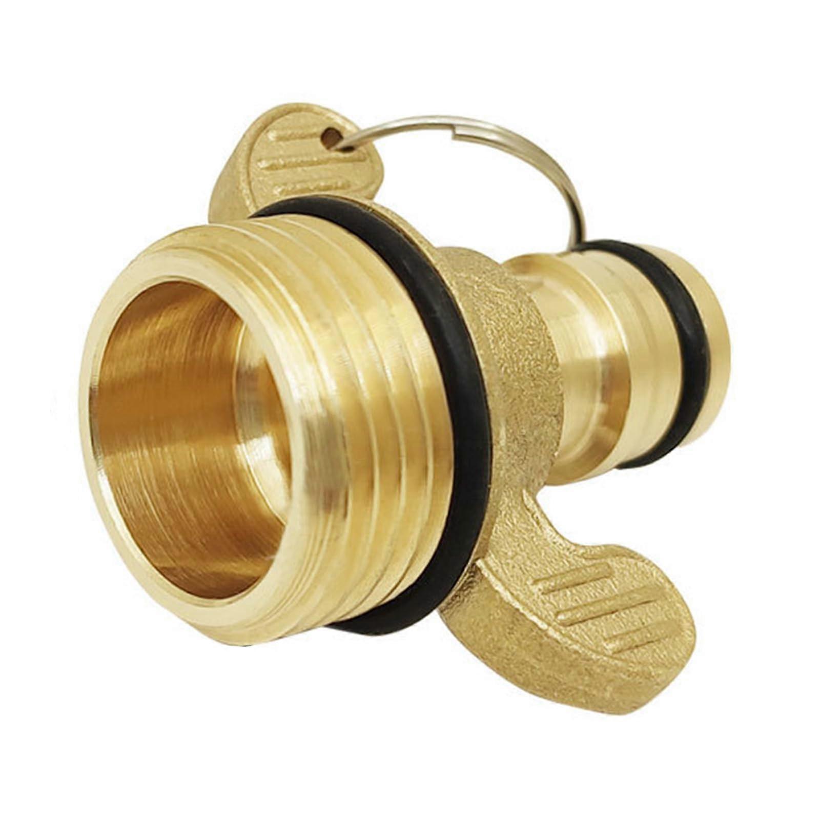 Water Hose Elbow Connector Leak Proof Adapter Corrosion Resistant for Boats Quick Connect Fitting 3/4-Inch Size