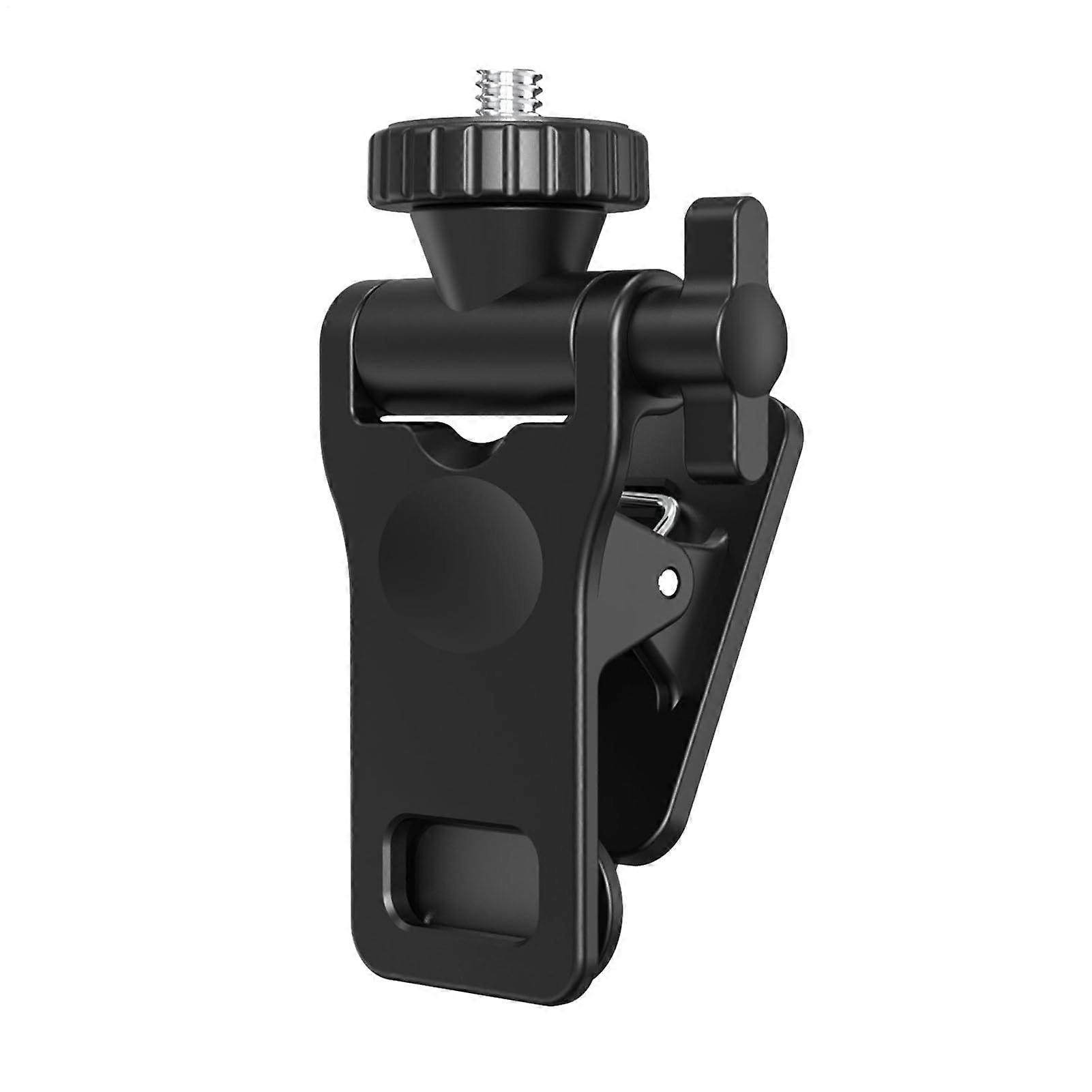 Light Clip Mount Holder, AntiSlip Selfie Light Clip, Portable Phone with 1/4 Screw Connector, LED Lamp Attachment, Ideal for Tripod  Photography