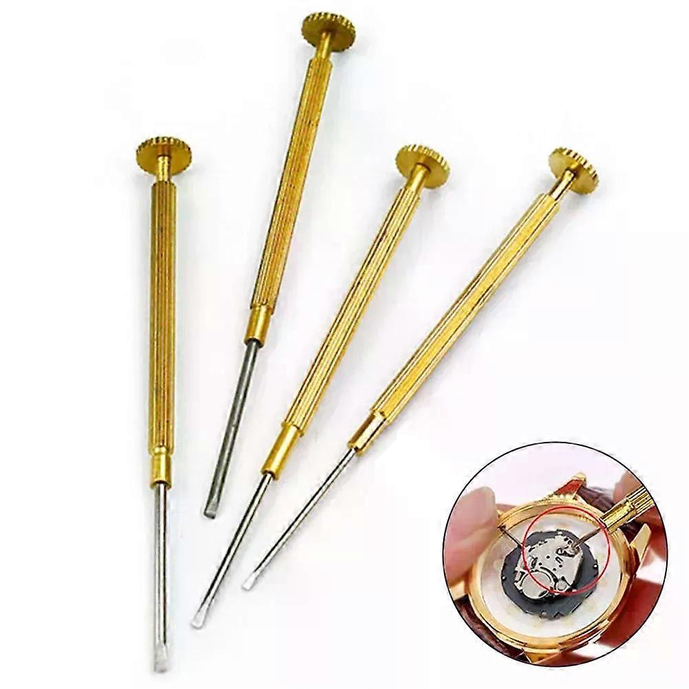 1mm-16mm Precise Slot Screwdriver Drill Bit Flat Blade Copper For Watch Phone Clock Computer Repairing Manual Tools