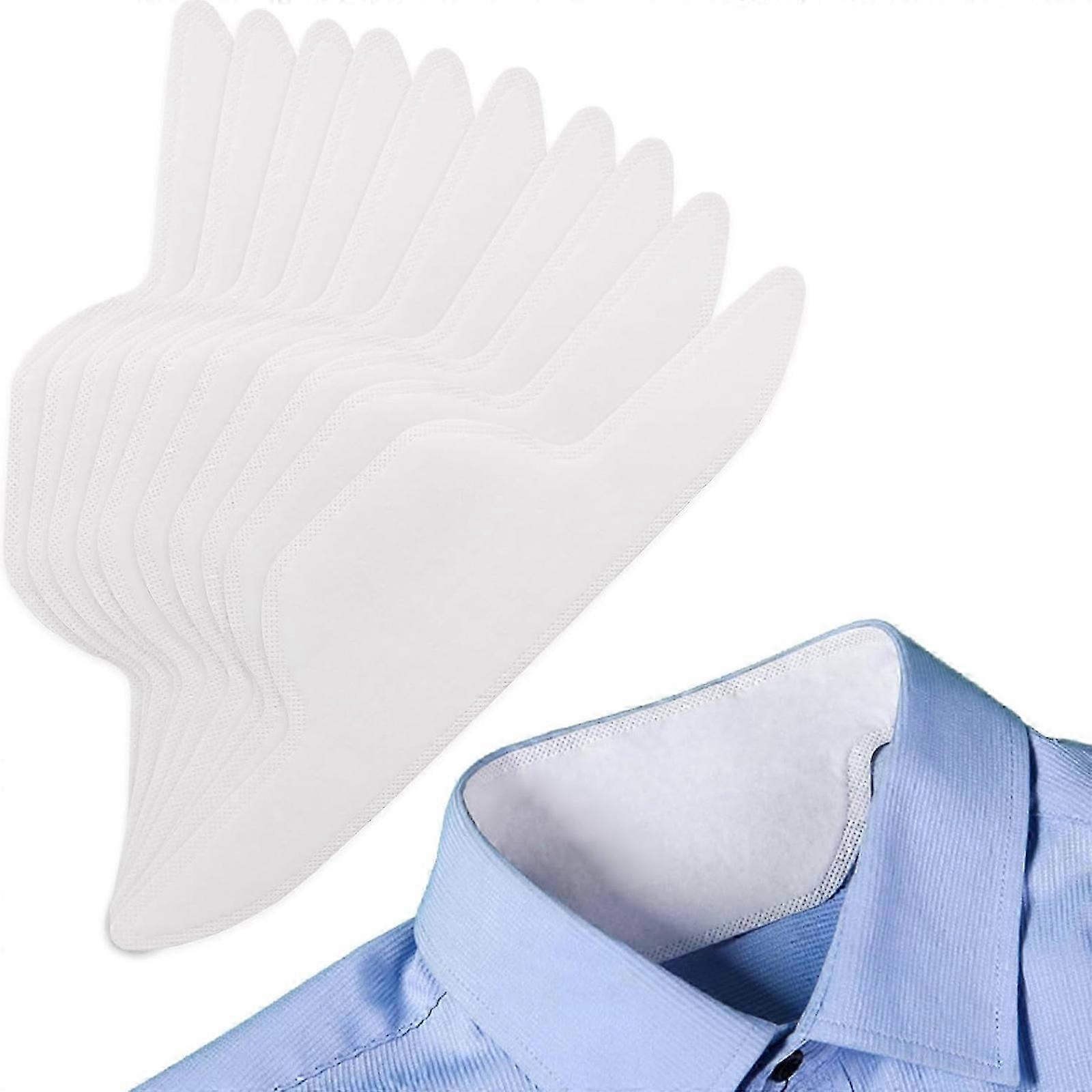 100pcs Collar Protectors Sweat Pads, Hat Sweat Liner, Neck Collar Sweat Tape Against Sweat Stains, Say Goodbye to Sweat Stains