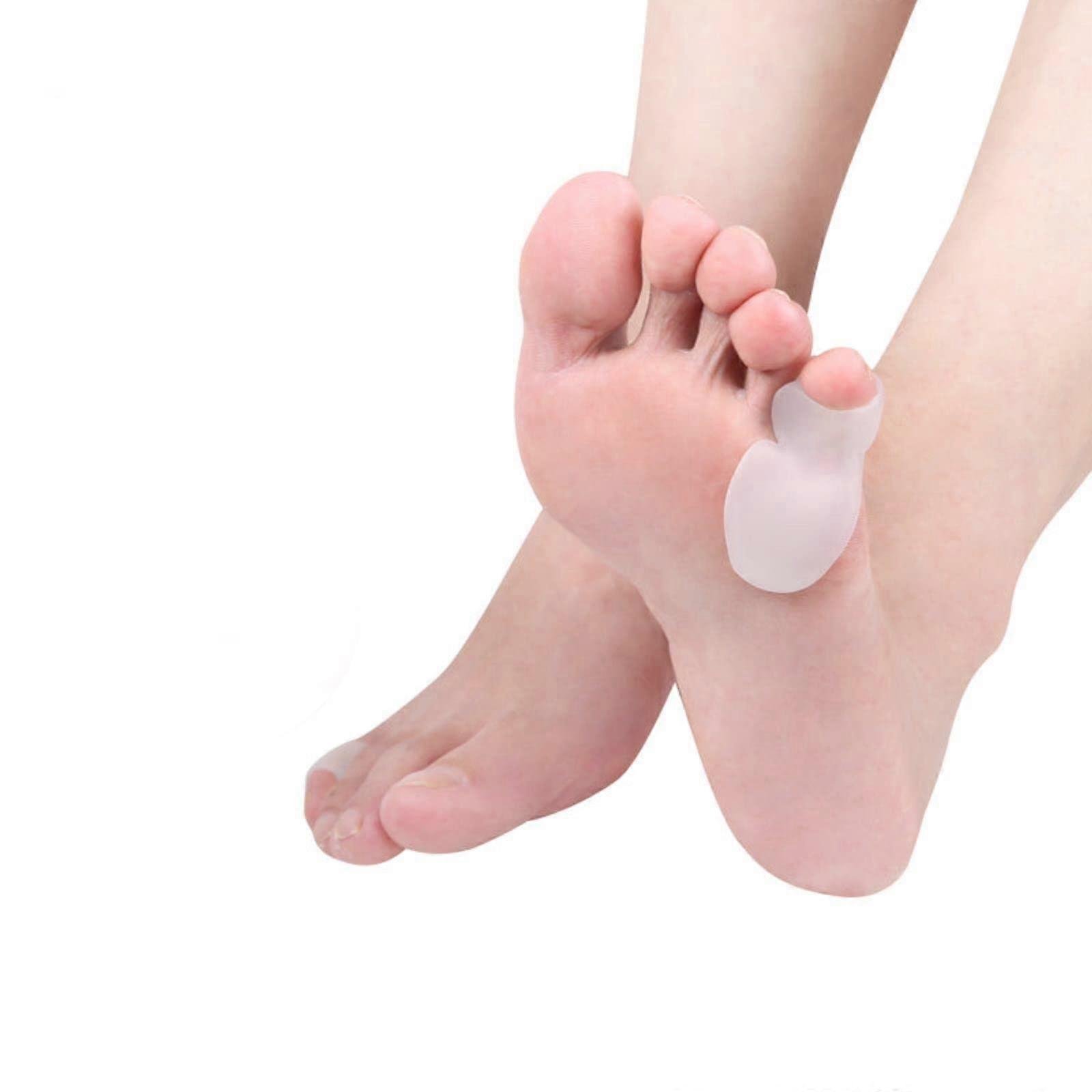 Tailor's Bunion Corrector Pad 2-4-Piece Set Bunionette Straightener Pinky Toe Separator Protector Shield Pain Relief