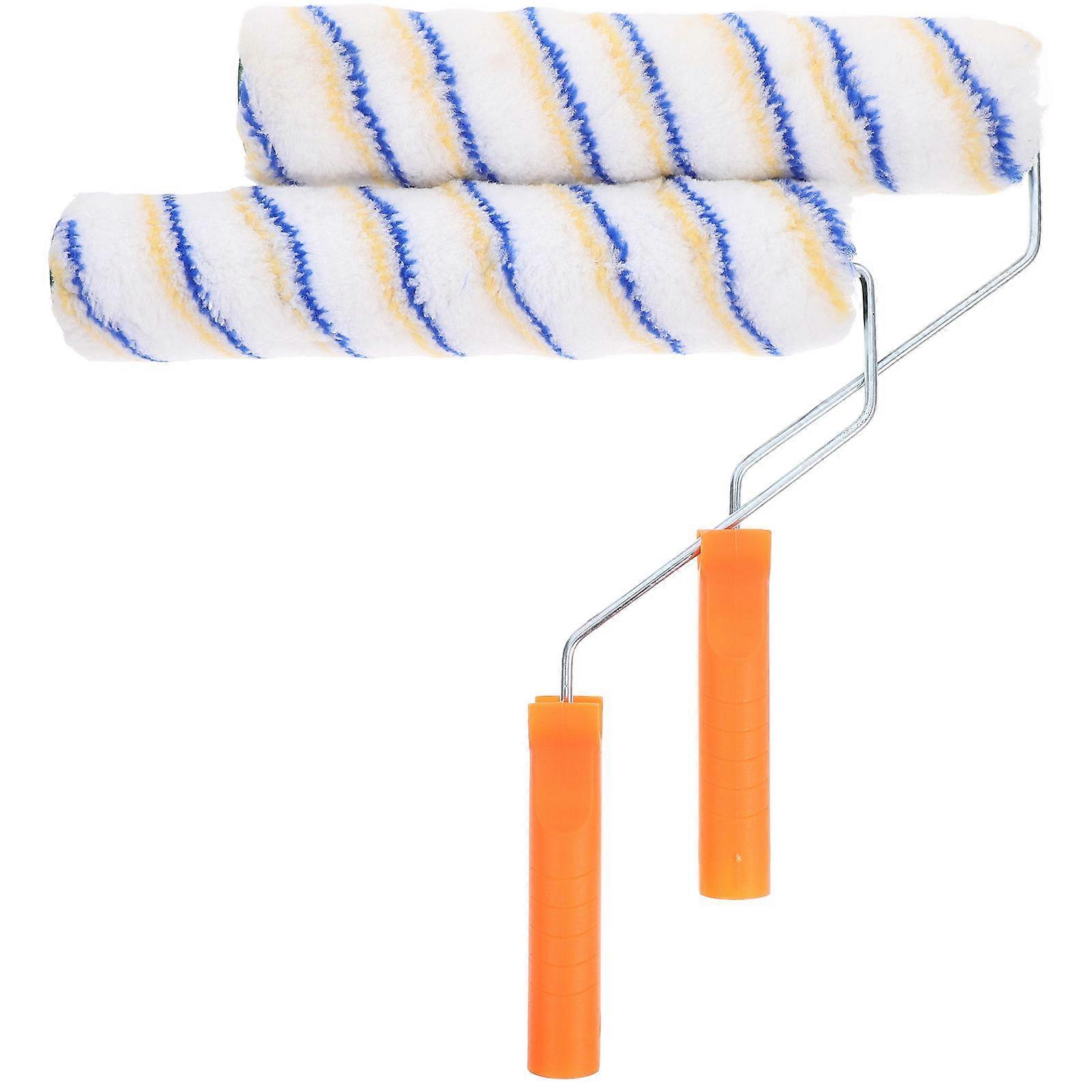 2pcs 300mm Paint Roller Brushes Professional Handheld Wall Paint Brushes Painting Tools