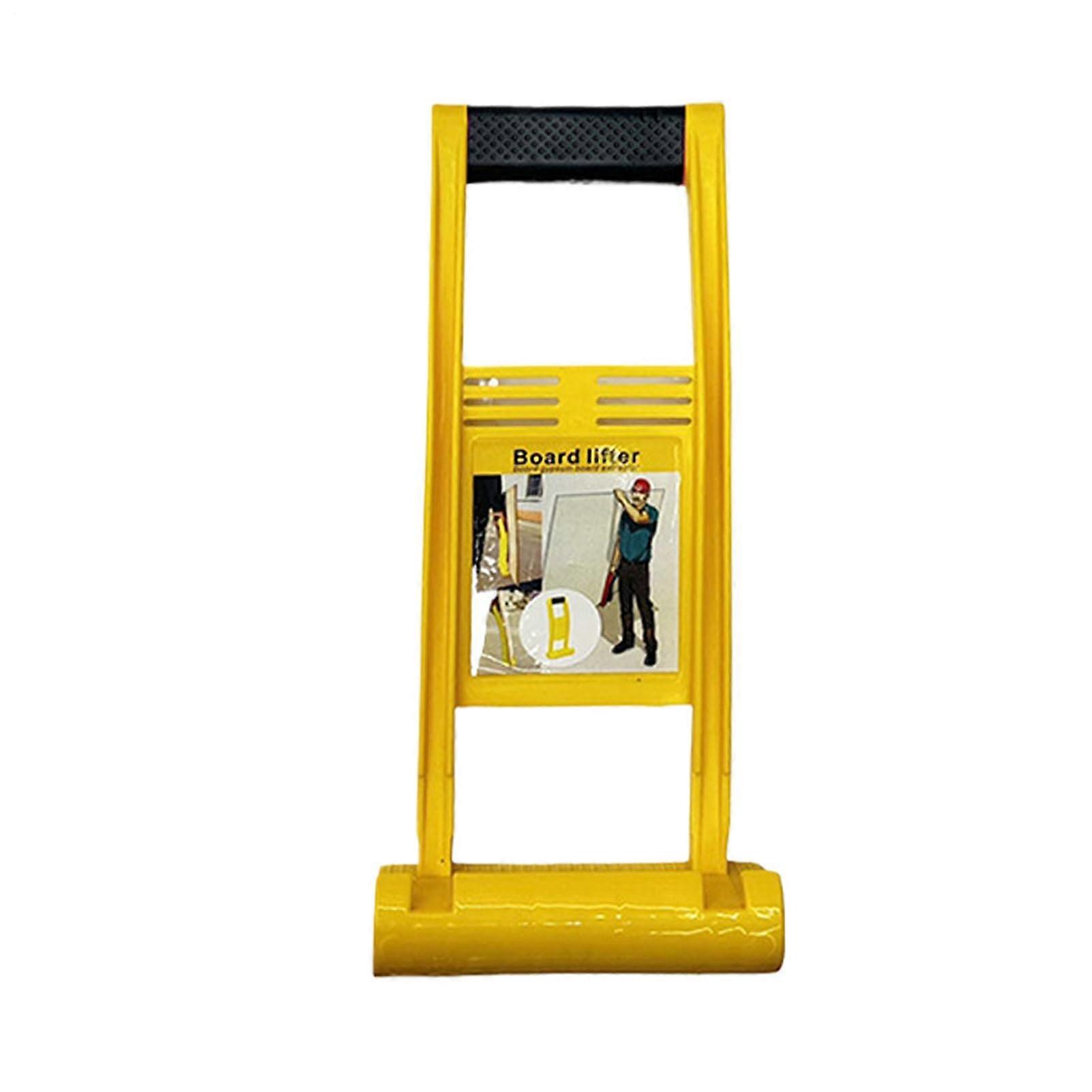 Drywall Panel Carrier Tool with Ergonomic Non-Slip Handle for Plywood and Floor Sheet Transport, Yellow 36.5x15.8x10.4 Inch