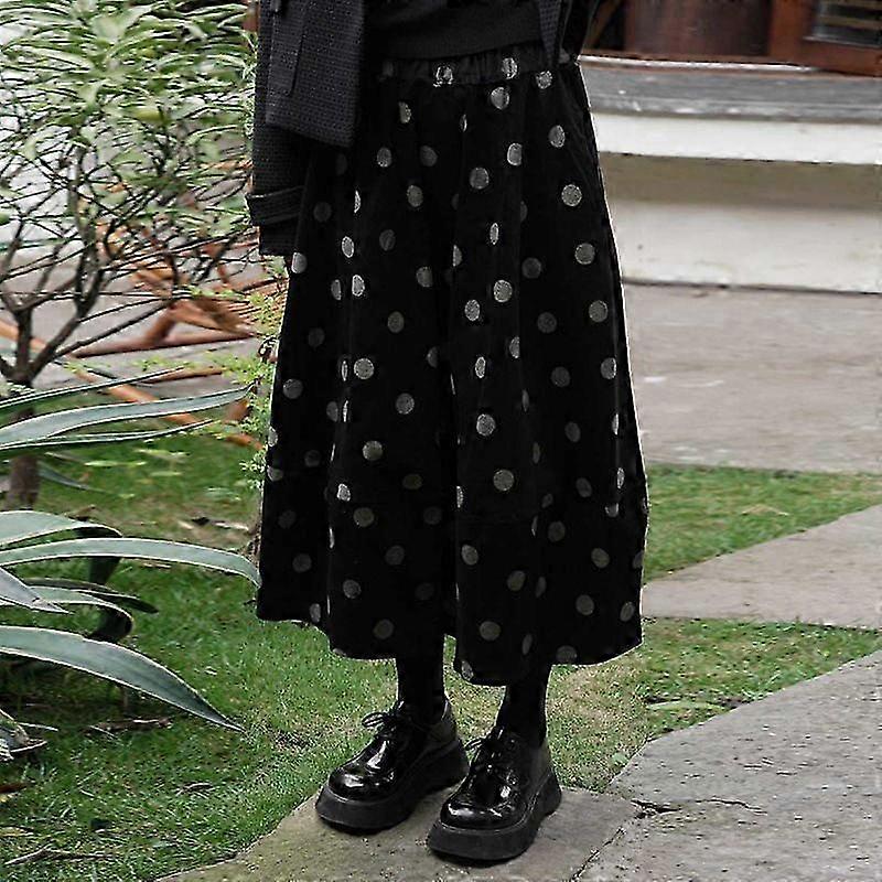 Fb Japanese-Style Age-Reducing Sweet Girl-Like Corduroy Skirt Sprin...