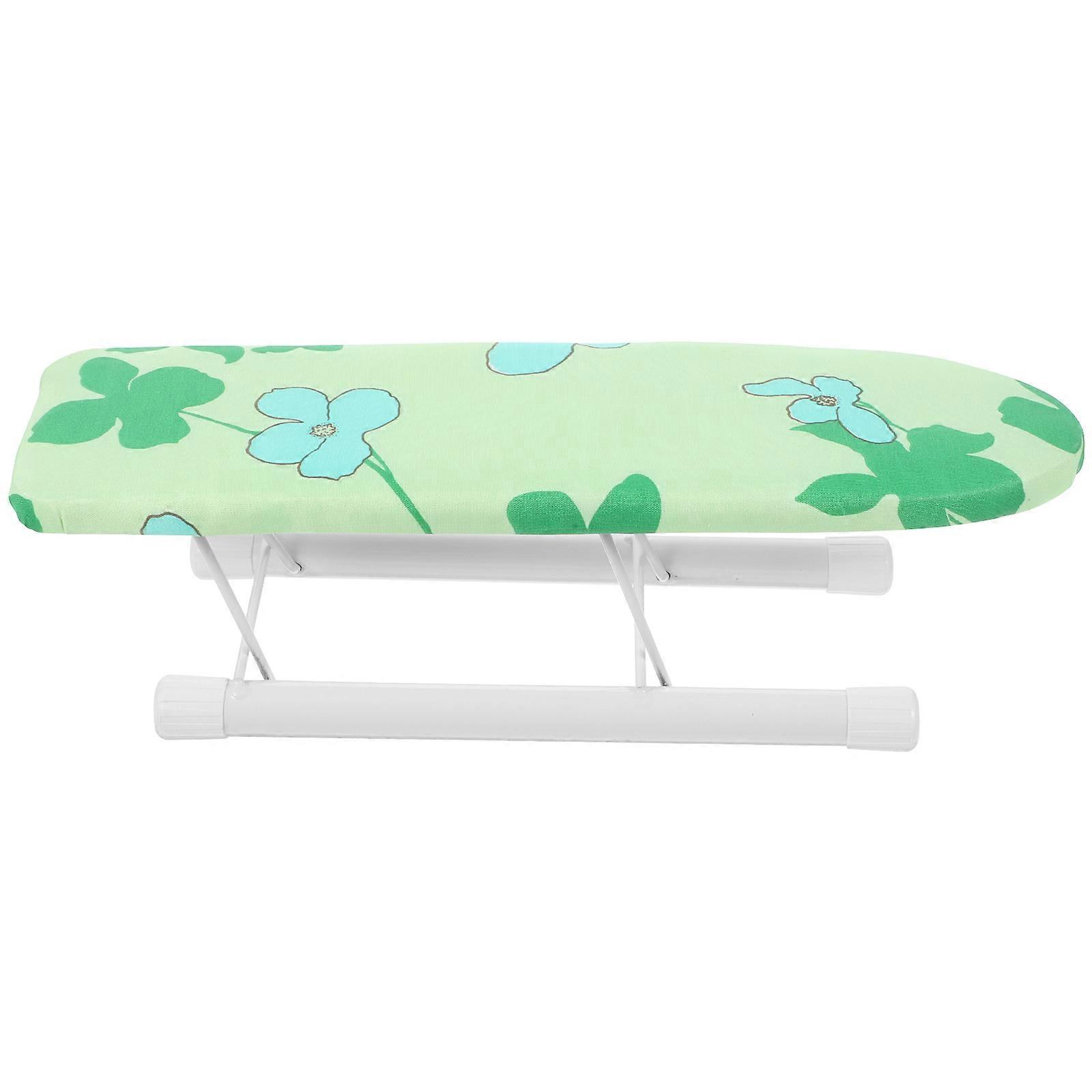Compact Mini Tabletop Ironing Board with Thickened Stable Support, Folding Design for Home and Dorm Use, Multipurpose Small Ironing Surface and