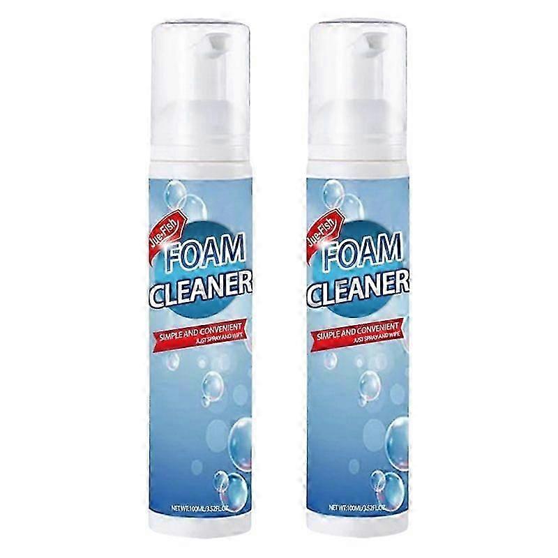2Pcs Multi-Purpose Cleaning Bubble Cleaner Spray Foam Kitchen Grease Dirt Removal
