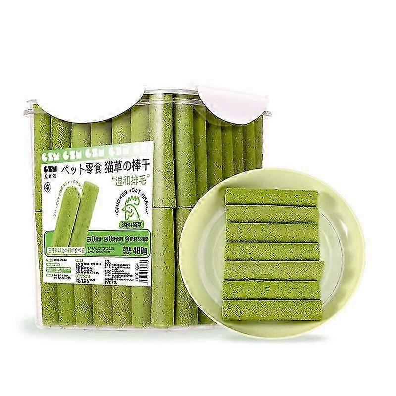 Berdexa Cat Grass Teething Sticks,Berdexa Cat Grass Feeding Stick,for Indoor Cat
