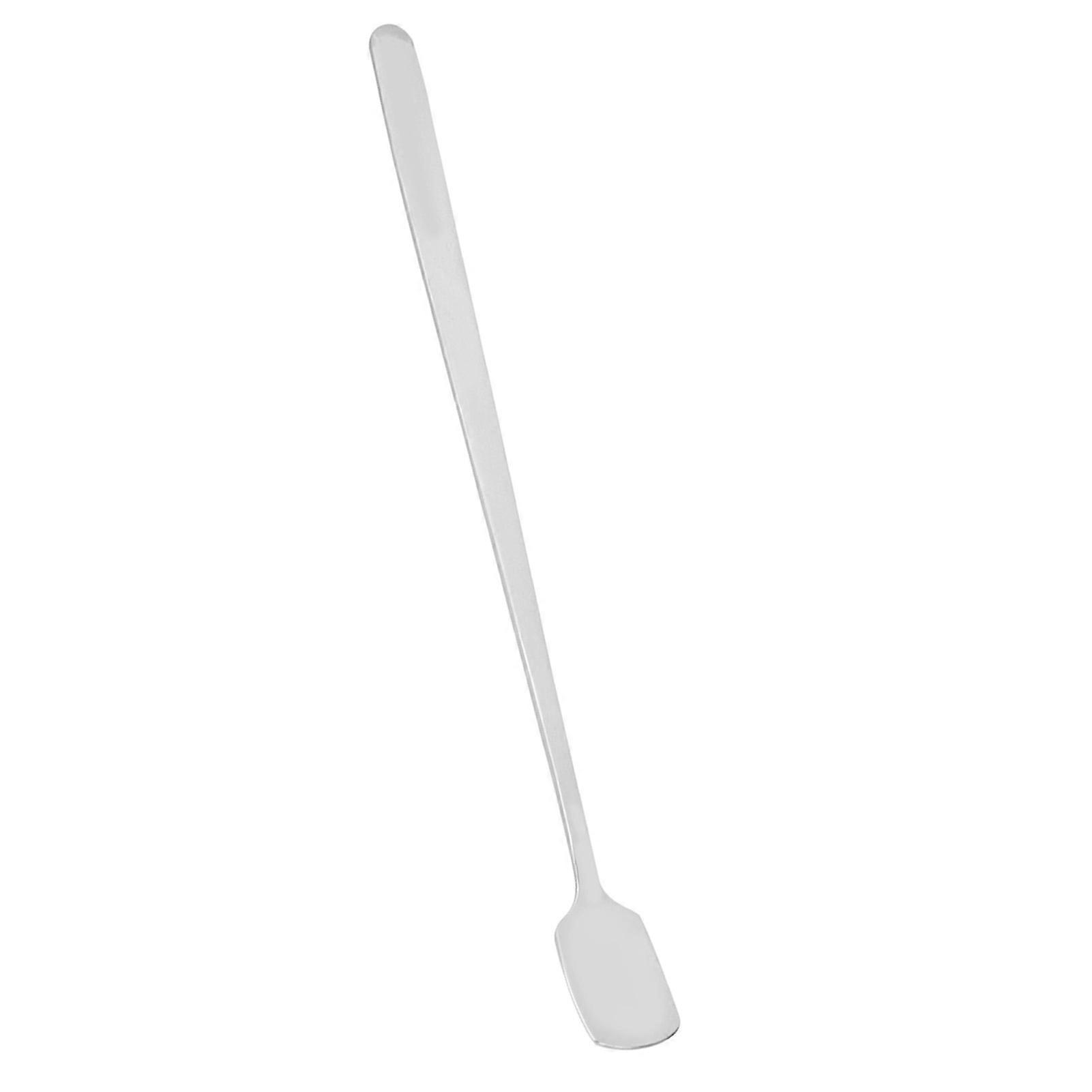 Multifunction Stainless Steel Long Handle Square Spoon 17cm Durable