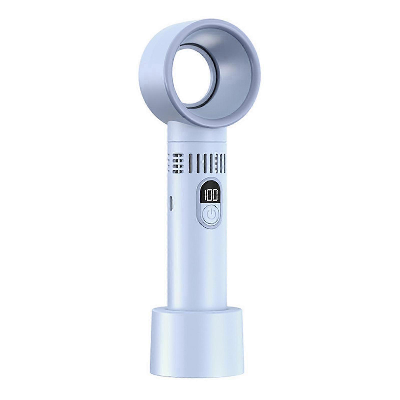 Multifuntional Digital Display Handheld Fan Smart Digital Display for Real-time Control for Indoor Outdoor