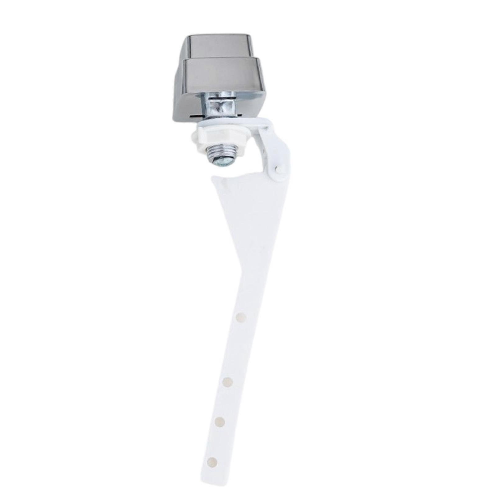 Strong Plastic Tank Levers Handle Replacement Toilet Flush Button Mechanism For Fast flush Response & Long Multicolor