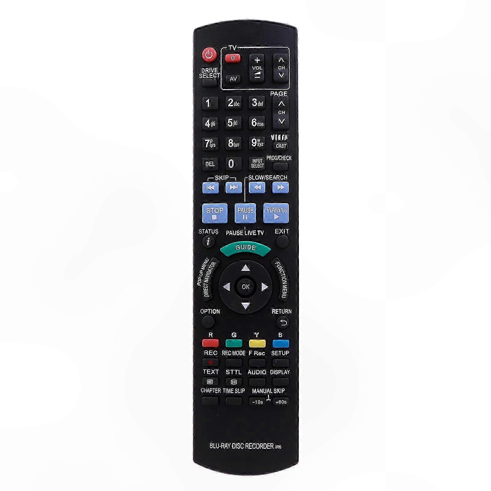 Compatible Remote Control for DVD Recorder Models DMR-BW880 and DMR-BW780