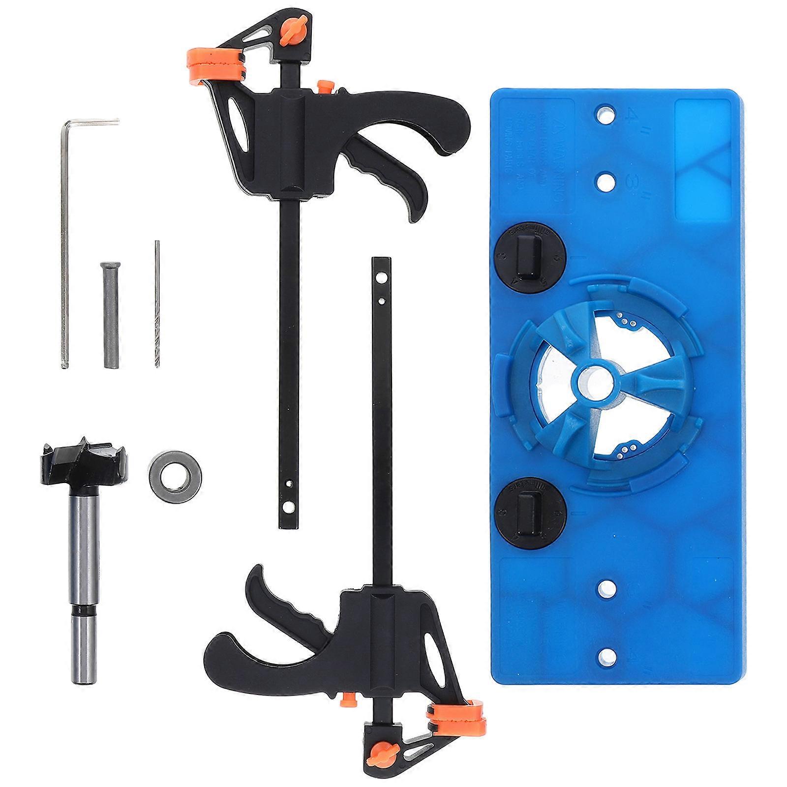 Cabinet Hinge Jig Professional Craftsmen Precision Positioning Rectangular 22.50X9.50X5.00CM 1Set