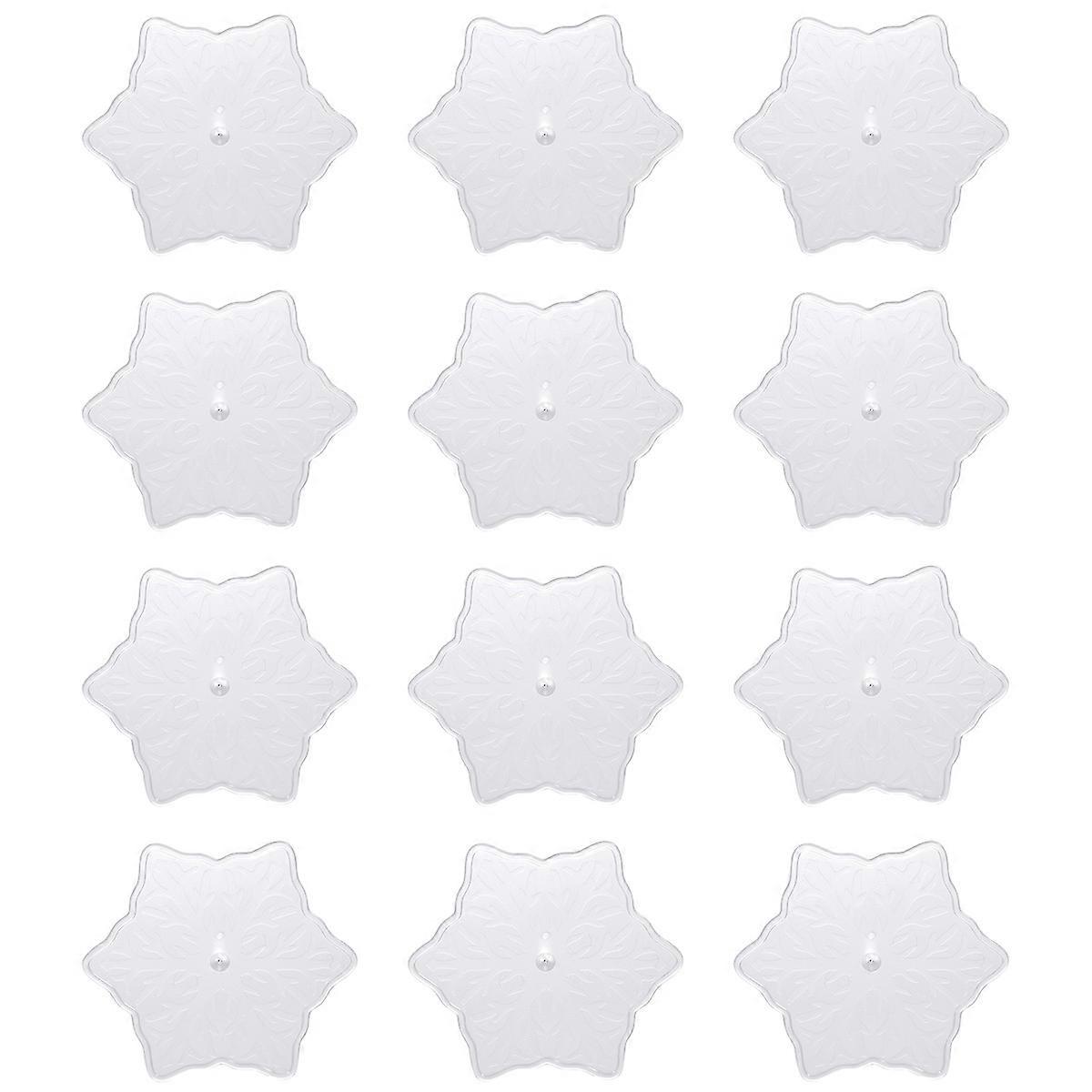 Plastic Flower Nails for Decoration Transparent Color Ideal for Cake Bases and DIY Crafts 100 Pieces