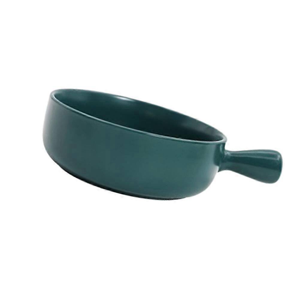 Ceramic Salad Bowl Breakfast Bowl Salad Serving Bowl For Family Meals Green 1Pack