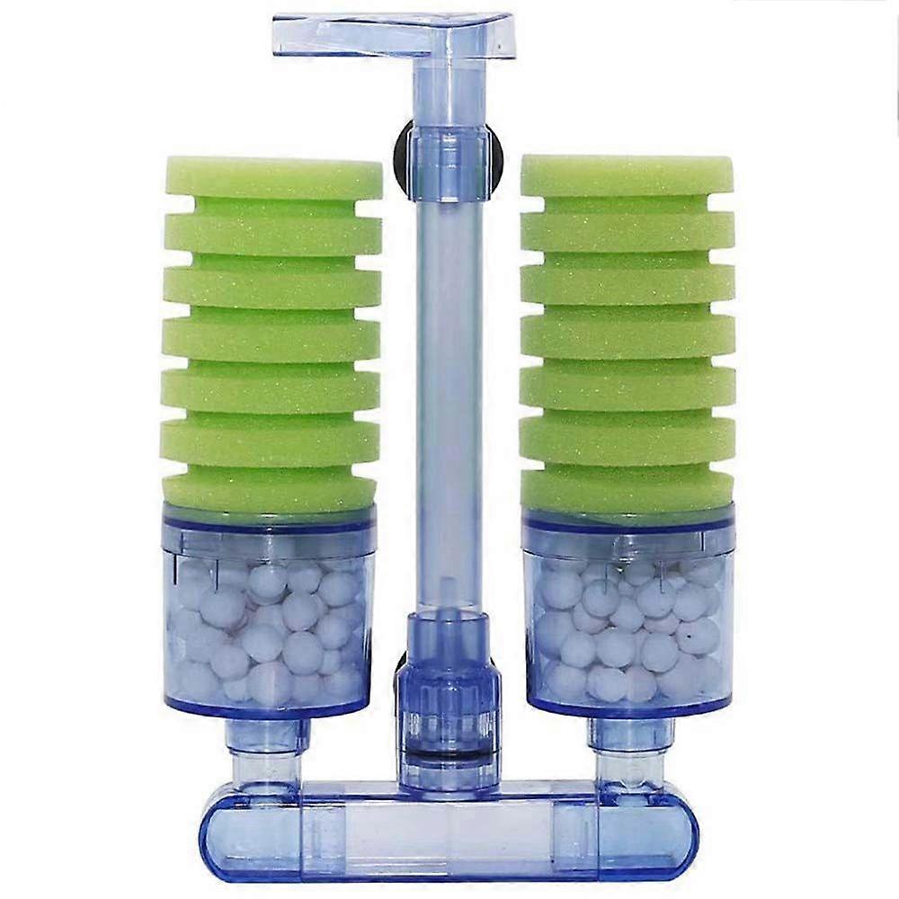 Aquarium Filter,Ultra Quiet Aquarium Biochemical Sponge Filter Fish Tank Air Pump Fry Aquarium Fish
