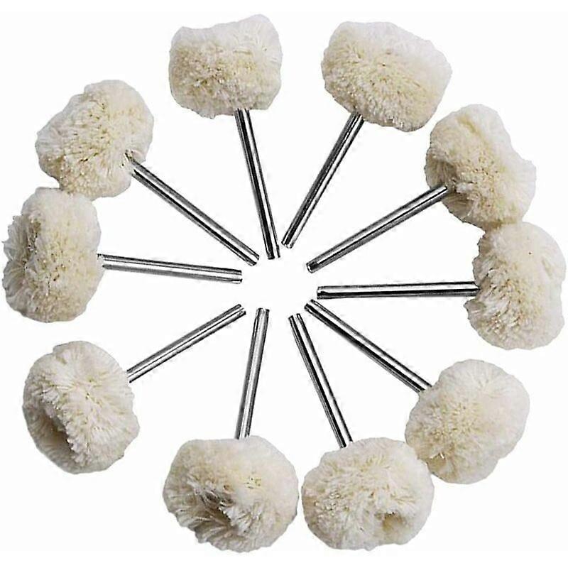 10pcs Cotton Polishing Wheels for Angle Grinder