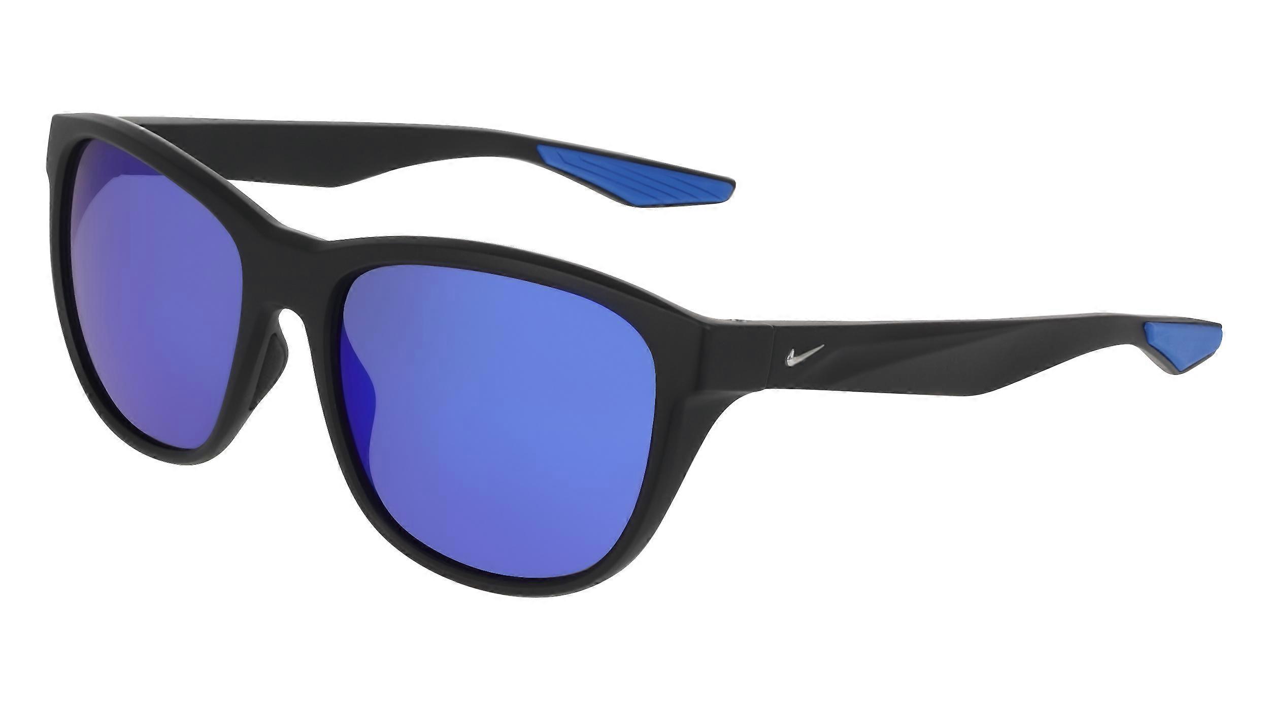 Sunglasses NIKE NIKE EXPLORE FLOW IO0101X 011 MATTE BLACK / BLUE MIRROR 55/17/140 UNISEX