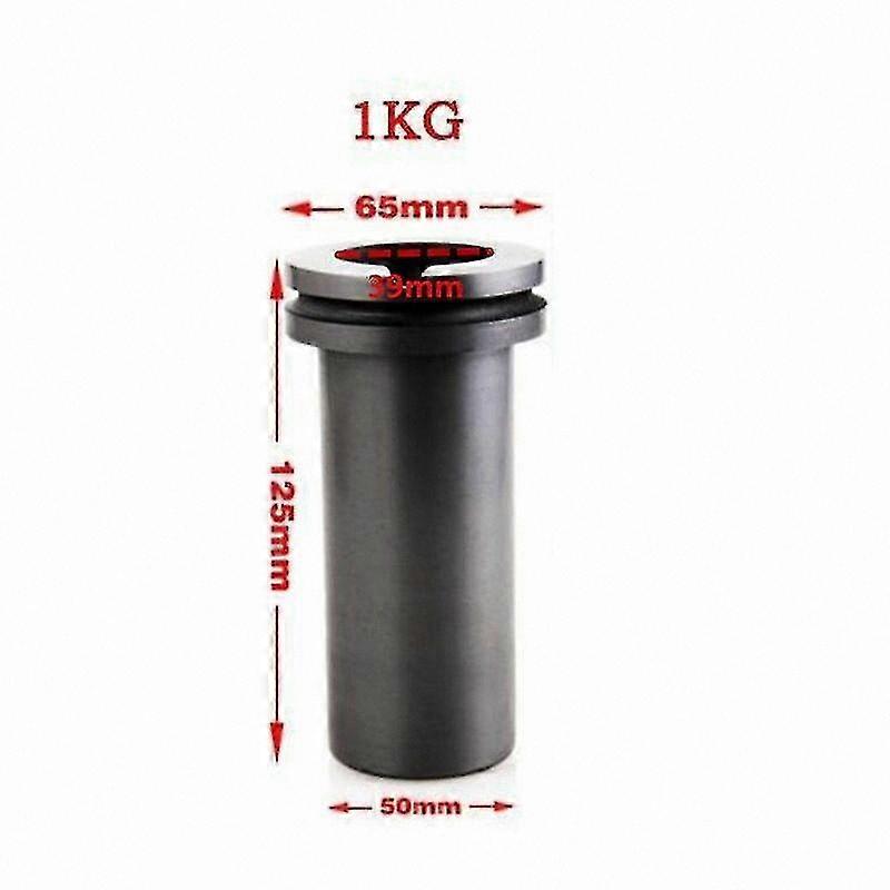 Premium Graphite Crucible for Fast Melting and Casting of Metals Silver Gold Up to 5kg Capacity Single or Double Ring Design