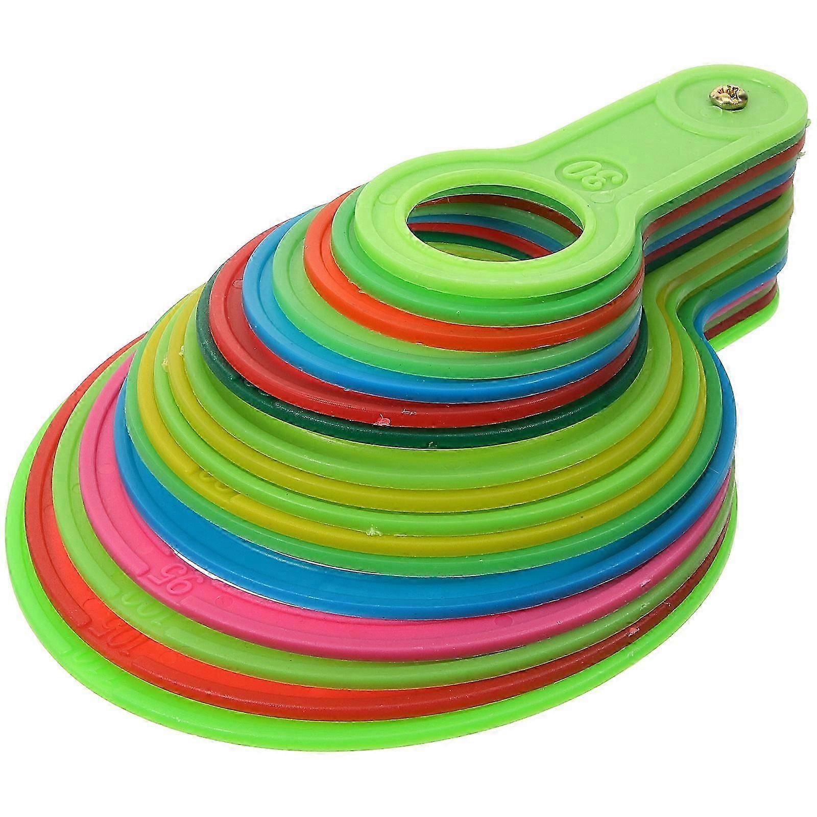 Diameter Gauge For Fruits Plastic Fruits Measurement Lap For Citrus 16.00X12.50X5.00CM General Purpose Design Measuring Tool 1 Set