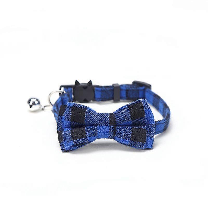 Triomphe Cat Collar with Bell and Bow Tie, Anti-Choke Cat Collar, Adjustable