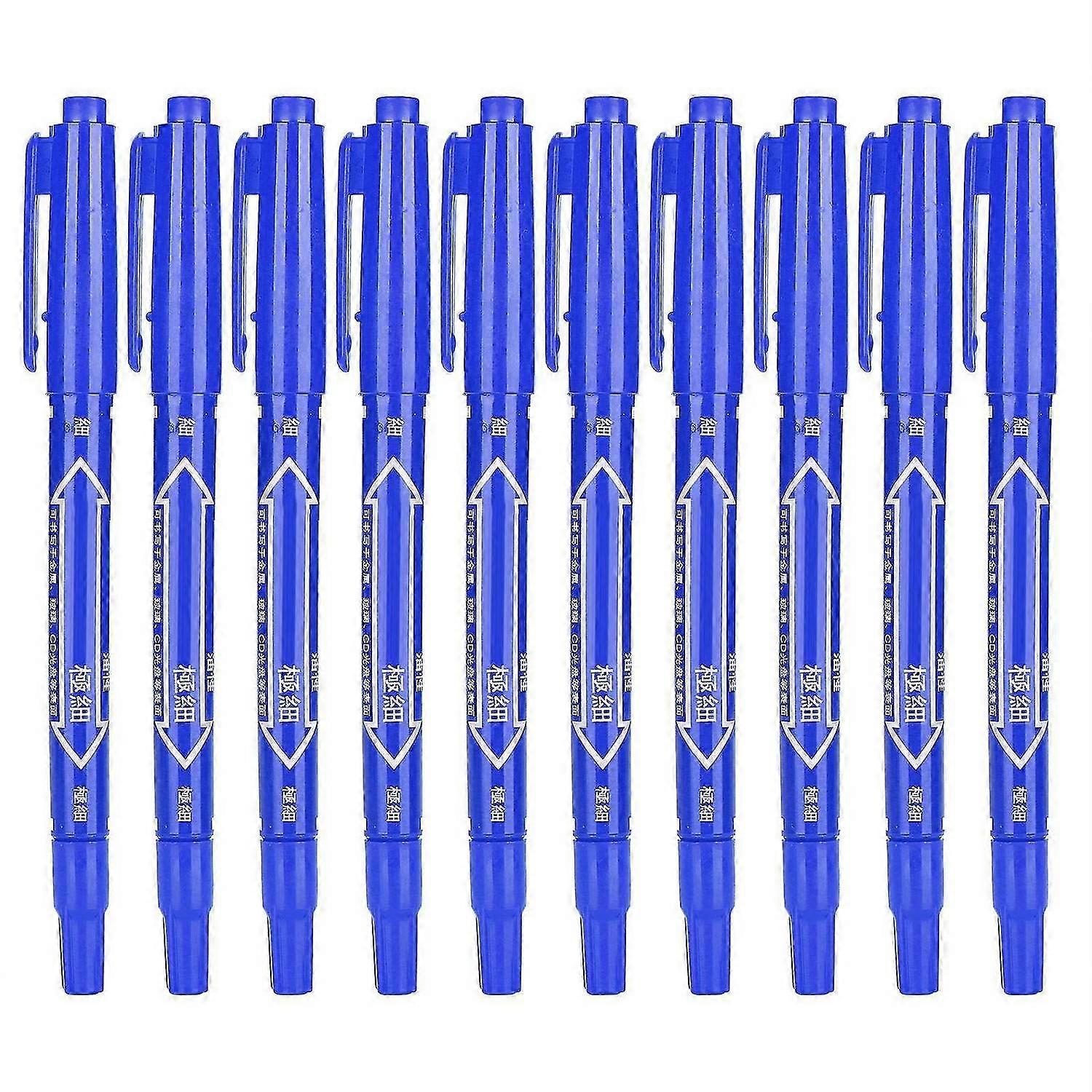 2025 Latest Model 10pcs QuickDrying Marker Pen DoubleEnd Art Drawing Writing