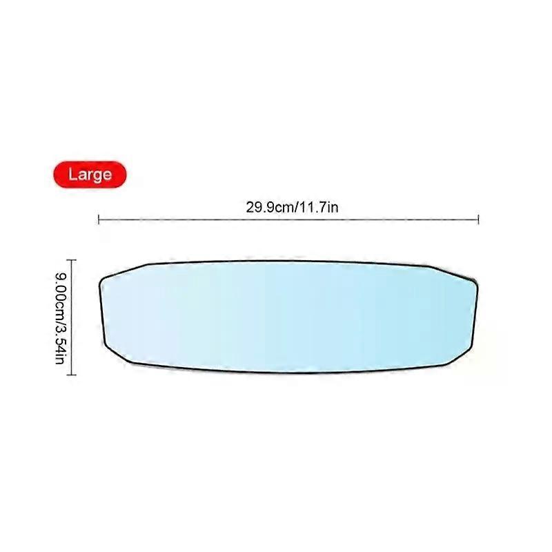 Apply 30cm Wide Angle Vision Snap-On Rearview Mirror Center Rear View Baby Child Mirror Anti-glare Large Vision Interior Monitor