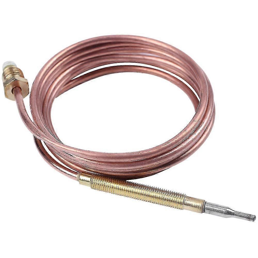 5-Pack M6x0.75 Thermocouple Kit with Overflow Nut for Gas Stoves, 1500mm Length