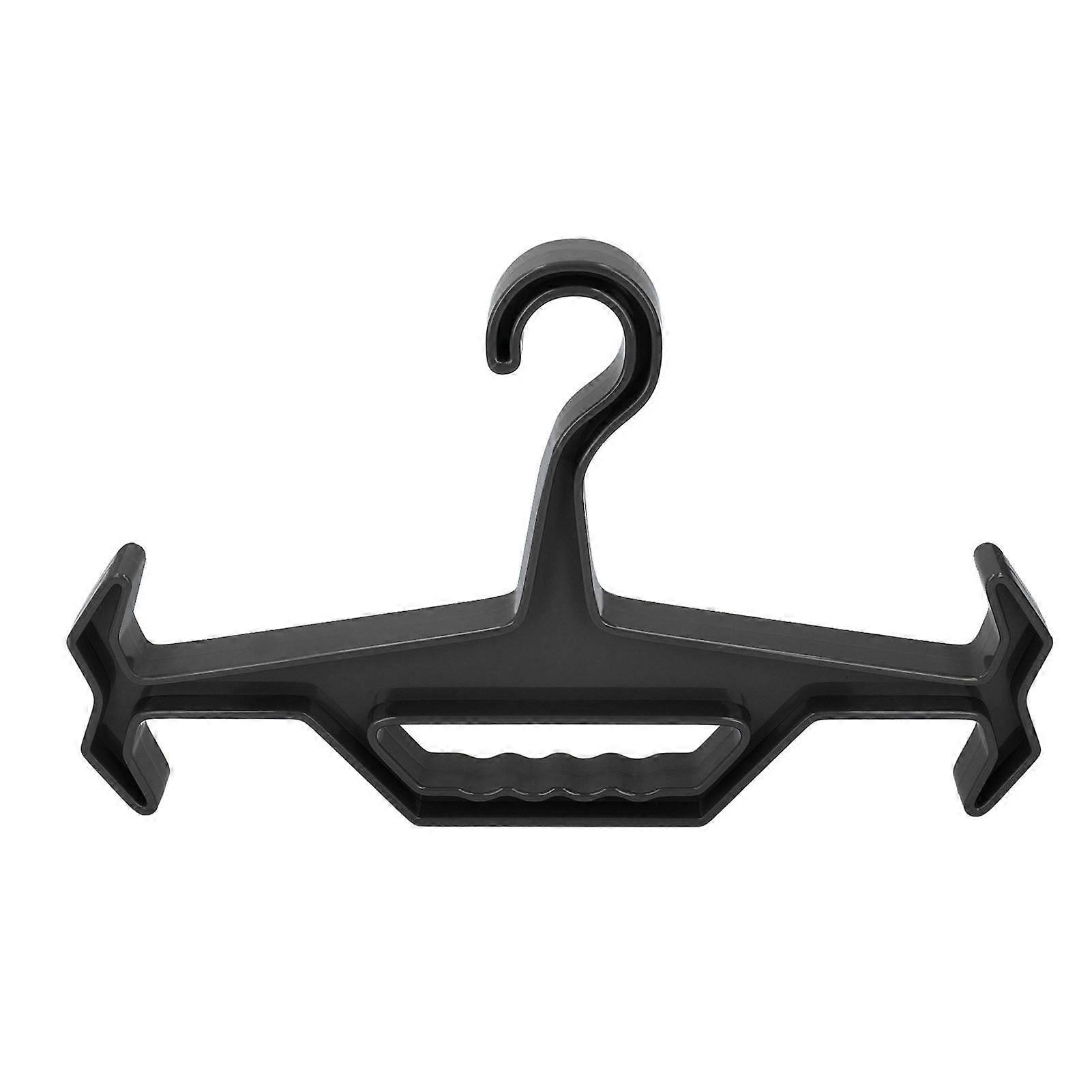 Percha multiusos resistente para ropa, percha táctica resistente, color negro