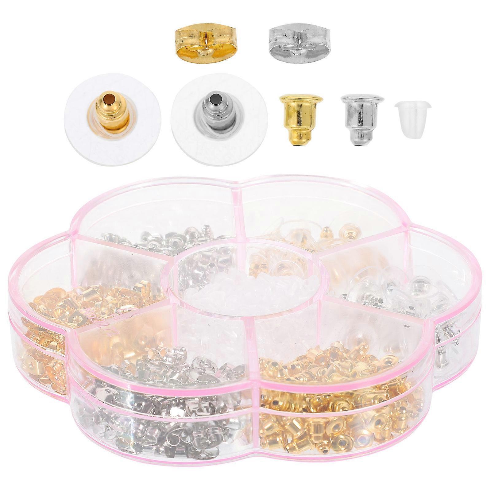 Locking Earring Backs Silicone Earring Backs for Droopy Ears 1 Box