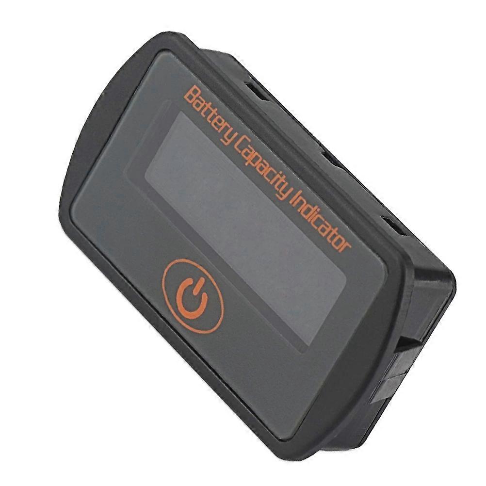 Digital Battery Monitor Battery Capacity Tester Vehicle Use Abs Material Black Color Voltage Measurement 1Pcs
