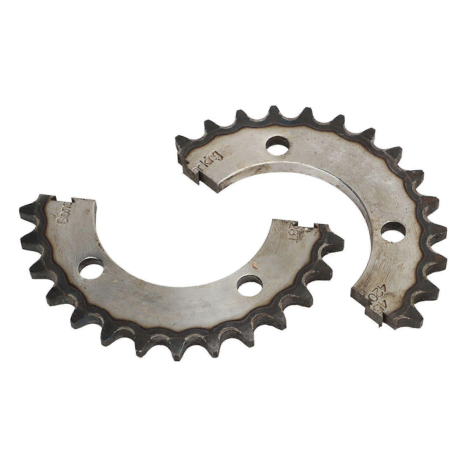 Steel 420 28 Tooth Split Sprocket for Scooters Bicycles ATVs Motorcycles Off Road Vehicles