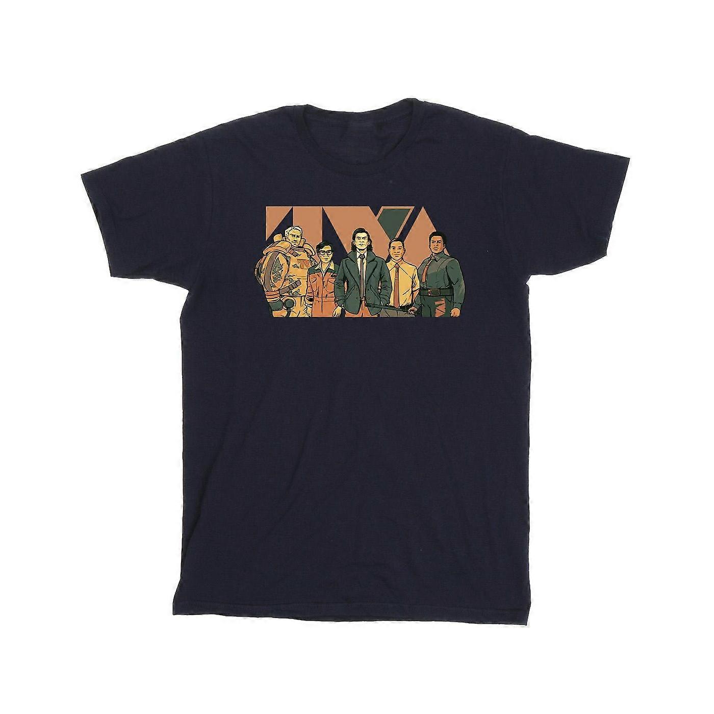 Marvel miesten Loki TVA Group T-paita