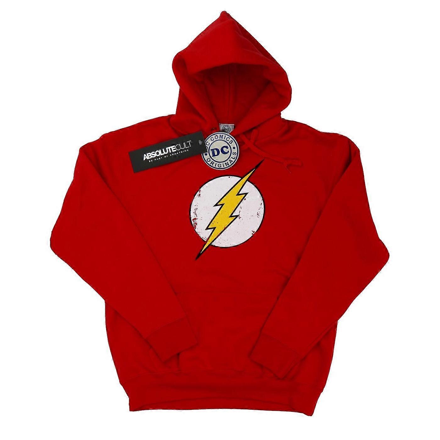 DC Comics gutter Flash Distressed Logo Hettegenser