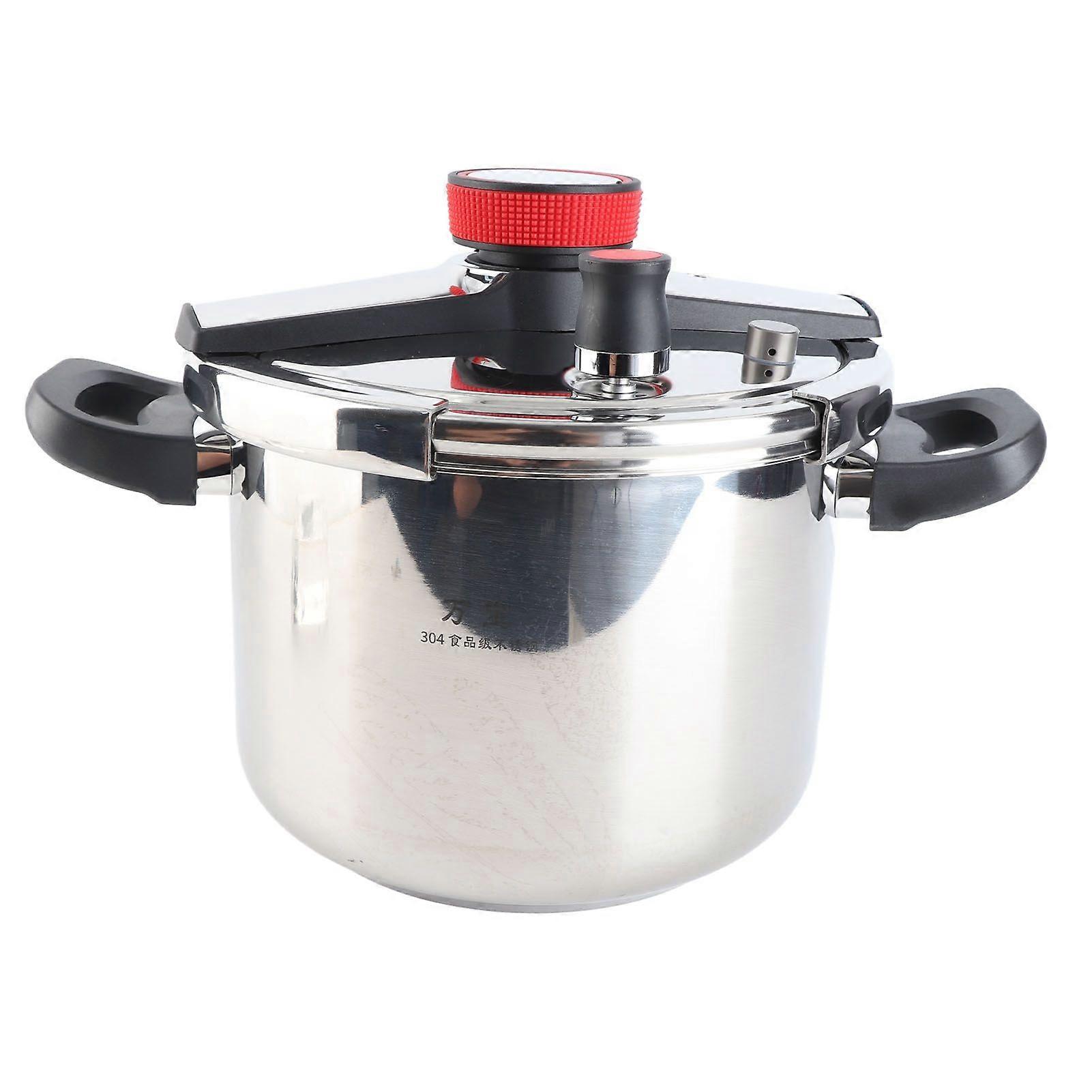 Large Pressure Cooker Household 304 Stainless Steel Pressure Cooker Multi Functional Explosion Proof Pressure Cooker 8L